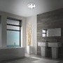 Kruhová - BRILO 3693-018 LED stropní svítidlo, pr. 28 cm, 15 W, 1600 lm, chrom - BRILO - foto 5