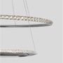 Kruhová - NV 9312838 Závěsné svítidlo NETUNO chromovaný hliník a křišťál nastavitelné LED 50W 230V 3000K IP20 stmívatelné - NOVA LUCE - foto 5