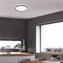 Kruhová - BRILO 7155-415 Slim svítidlo LED panel, pr. 29,3 cm, 18 W, černá - BRILO - foto 5