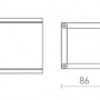 Přisazená - RED R13631 KEIG stropní bílá 230V GU10 35W IP65 - RED - DESIGN RENDL - foto 5