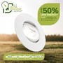 Kruhová - BRILO 7989036 3ks sada LED vestavné bodové svítidlo EEK A 90mm, nastavitelné, ploché, 2W, 4000K, bílé - BRILO - foto 5