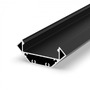 Al profily rohové - RED R14094 LED PROFILE J přisazený 1m černá matný akryl/hliník  - RED - DESIGN RENDL - foto 5