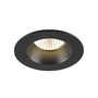 Koupelnová - LA 1007442 NEW TRIA® UNIVERSAL 68 stropní vestavné svítidlo, 2500/3000/4000K, 38°, IP 20 / IP 65, kulaté, černá - BIG WHITE (SLV) - foto 5