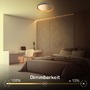 BRILO 3943015 AKCE - Gima stropní svítidlo pr.51 cm - 48W, 5200lm, LED, stmívatelné, dálkový ovladač, CCT, černá/zlatá - BRILO - foto 5