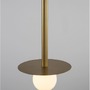 Subtilní - NV 9043311 Závěsné svítidlo PIELO mosazný zlatý kov opálové sklo G9W 1x5W 230V IP20 bez žárovky - NOVA LUCE - foto 5