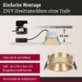 Koupelnová - P 98201 LED vestavné svítidlo 3-krokové-stmívatelné Cole Coin 6ks sada IP44 kruhové 88mm Coin 6x6W 230V stmívatelné 2700K zlatá mat - PAULMANN - foto 5