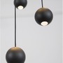 Vícečetná - NV 9303952 Závěsné svítidlo NOCCI černý hliník černý kabel LED 10x4.5W 230V 3000K IP20 - NOVA LUCE - foto 5