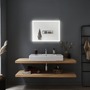 Koupelnová - P 93013 HomeSpa LED zrcadlo s osvětlením Mirra hranaté vyhřívané IP44 80x60 cm 22W WhiteSwitch - PAULMANN - foto 5