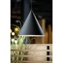 Kónická - LA 1008505 MAGICO 38 závěsné svítidlo, E27, délka závěsu 180cm, 1x max. 10W, matná černá / zlatá - BIG WHITE (SLV) - foto 5