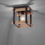 Dekorativní - LD 15681-79 EDITH LED stropní svítidlo, vintage, design dřeva, E27 bez žárovky, max. 40W, retro MEDION - LEUCHTEN DIREKT / JUST LIGHT - foto 5