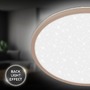 Kruhová - BRILO 7654011 Slim svítidlo LED panel pr.37,5 cm - 22W, 3000lm, hvězdné nebe, neutrální bílá, béžová - BRILO - foto 5