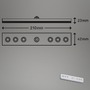 Přisazená - BRI 2268-061 LED Lero Indoor 21 cm 6x0,08W 5lm titan - BRILONER - foto 5