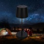 Na stůl - BRILO 7423015 LED nabíjecí stolní lampa 26 cm 2,6W 150lm černá - BRILO - foto 5
