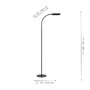 Stojací lampy - LD 14406-18 KELLY LED stojací svítidlo, černá, CCT, stmívatelné, do interiéru, IP20 3000-6000K - LEUCHTEN DIREKT / JUST LIGHT - foto 5