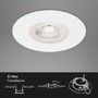 Kruhová - BRI 7046036 3ks sada LED vestavné svítidlo, pr. 9 cm, 5 W, bílé (starý kód: BRI 7046-036) - BRILONER - foto 5