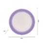 Kruhová - LD 15152-16 SPHERIC LED stropní svítidlo 40x40cm, kruhové, bílé, stmívatelné, hra světla, CCT LED panel RGB+2700-6500 - LEUCHTEN DIREKT / JUST LIGHT - foto 5