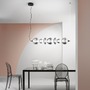 Dekorativní - FAN LED-KEMET-S7 Závěsné LED svítidlo KEMET černé 40W 4000lm 3000K 117,5 x 154,5 cm - FANEUROPE - foto 5