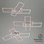 Hranatá - BRI 3504-018 CCT LED stropní svítidlo, 104 cm, 50 W, chrom - BRILONER - foto 5