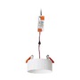 Dekorativní - RED R14011X VÝPRODEJ VZORKU - MARENGA RB1 40 zápustná bílá Eco PLA 230V LED 6W 3000K - RED - DESIGN RENDL - foto 5