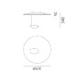 Kruhová - AR 1471W10A Droplet Mini nástěnné/stropní LED 2700K - ARTEMIDE - foto 5