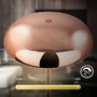 Stolní lampy dekorační - BRILO 7573013 BRILONER Caxa stolní lampa - 2,8W, 300lm, bezdrátová, IP44, LED, stmívatelná, dotykový vypínač, měď 7573013 - foto 5