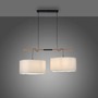 Podélná - LD 14182-16 GREEN SOFI LED závěsné svítidlo černé s imitací dřeva 2 ramenné nadčasový design - LEUCHTEN DIREKT / JUST LIGHT - foto 5