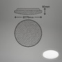 Kruhová - BRILO 3756416 LED stropní svítidlo 6 cm 12 W 1250lm bílé - BRILO - foto 5