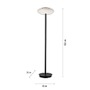 Stojací lampy - PN 271-18 Paul Neuhaus Q ETIENNE LED stojací svítidlo Smart Home černá stmívatelné CCT ZigBee 2700-5000K - PAUL NEUHAUS - foto 5