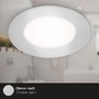 Kruhová - BRI 7057-434 LED vestavná svítidla 3ks sada, pr.8,6 cm, 3x LED, 3 W, 350 lm, matný chrom - BRILONER - foto 5