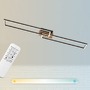 Hranatá - BRILO 3145014 LED CCT rám 110 cm 40W 2x2200lm dřevo-černá (starý kód: BRILO 3145-014) - BRILO - foto 5