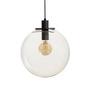 Koule - RED R14393 BOULDER 30 závěsná čiré sklo/černá 230V E27 15W - RED - DESIGN RENDL - foto 5