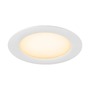 Kruhová - LA 1007480 DOWNLIGHT V 150 plochý kryt bílá - BIG WHITE (SLV) - foto 5