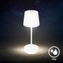 Na stůl - BRILO 7423016 LED nabíjecí stolní lampa 26 cm 2,6W 150lm bílé - BRILO - foto 5