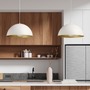 Polokoule - RED R14112 GLADYS 40 závěsná bílá/zlatá 230V E27 30W - RED - DESIGN RENDL - foto 5