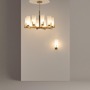 Dekorativní - M MOD089PL-10BS Lustr Fortano 10xE27 400W bílá/mosaz kov/sklo - MAYTONI - foto 5