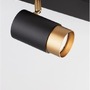 Bodová - NV 9111434 Bodové svítidlo POGNO černá a zlatý hliník GU10 2x10W IP20 220-240V bez žárovky - NOVA LUCE - foto 5