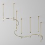 Lištové Magnetic Maytoni Flarity - M TRX154-SR-D650-BS Polokruhová Magnetická kolejnice 650 mm 24V mosaz hliník Flarity - MAYTONI - foto 5