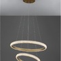Kruhová - NV 9748156 Závěsné svítidlo MEDORA mosazný zlatý hliník a akryl LED 41.5W 230V 3000K IP20 stmívatelné - NOVA LUCE - foto 5