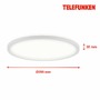Kruhová - TF 321606TF LED stropní svítidlo do koupelny, pr.29 cm, LED, 18 W, 2400 lm, bílé - BRILONER - foto 5
