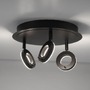 Bodová - PN 6788-13 SILEDA LED stropní bodové svítidlo antracit, kruhové, 3 ramenné, otočné, ochrana proti vodě 3000K - PAUL NEUHAUS - foto 5