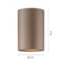 Downlight - PN 6749-97 LED stropní svítidlo PURE Point, bronzová, vnitřní, stmívatelné 2700K - PAUL NEUHAUS - foto 5