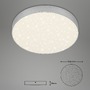 Kruhová - BRI 7074-414 LED stropní svítidlo hvězdné nebe, pr. 28,7 cm, 21 W, stříbrná - BRILONER - foto 5