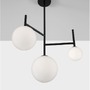 Dekorativní - NV 9043305 Závěsné svítidlo LICATO opálové sklo černý hliník G9 3x5W 230V IP20 bez žárovky - NOVA LUCE - foto 5