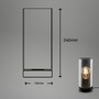 Stolní lampy dekorační - BRILO 7616015 Stolní lampa, 23,5 cm, 1x E27, max. 10W, černá - BRILO - foto 5