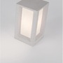 Sloupková - NV 9739352 Venkovní sloupkové svítidlo CASTRO bílý pískovec a akryl E27 1x12W bez žárovky 100-240V IP65 - NOVA LUCE - foto 5
