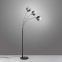 Stojací lampy - LD 15422-18 ZEA LED stojací svítidlo 3 ramenné černá kouřové sklo moderní nastavitelné - LEUCHTEN DIREKT / JUST LIGHT - foto 5