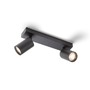 Bodová - RED R13923 DUDE II přisazená černá 230V LED GU10 2x9W - RED - DESIGN RENDL - foto 5