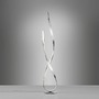 Stojací lampy - PN 720-17 LINDA LED stojací svítidlo chrom zakřivené šňůrový stmívač lesklé designové 3000K - PAUL NEUHAUS - foto 5