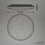 Kruhová - BRILO 3895014 Stela stropní svítidlo pr.33 cm - 22W, 2400lm, LED, stmívatelné, CCT, dálkový ovladač, matný chrom - BRILO - foto 5