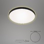 Kruhová - BRI 3443215 LED stropní svítidlo, pr. 35,5 cm, 18 W, černá-bílá (starý kód: BRI 3443-215) - BRILONER - foto 5